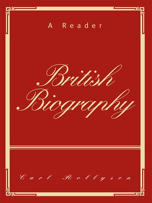 cover image of British Biography